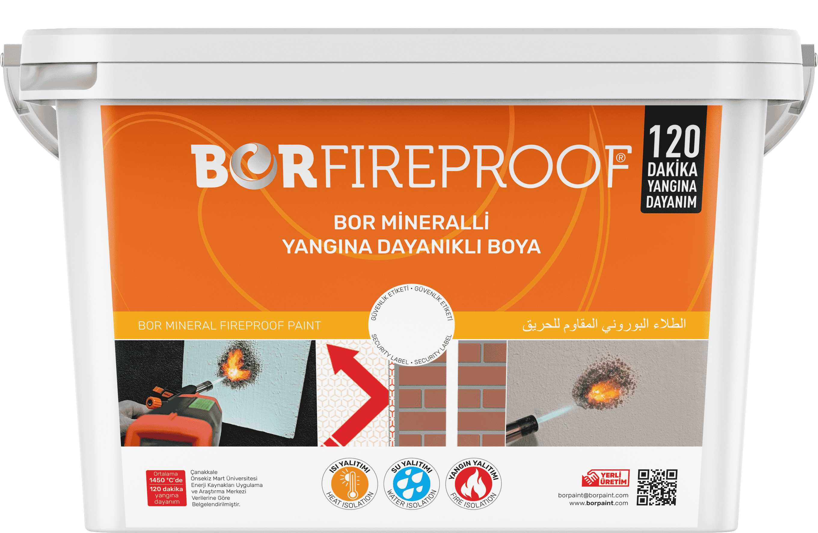 رنگ مقاوم در برابر آتش بور